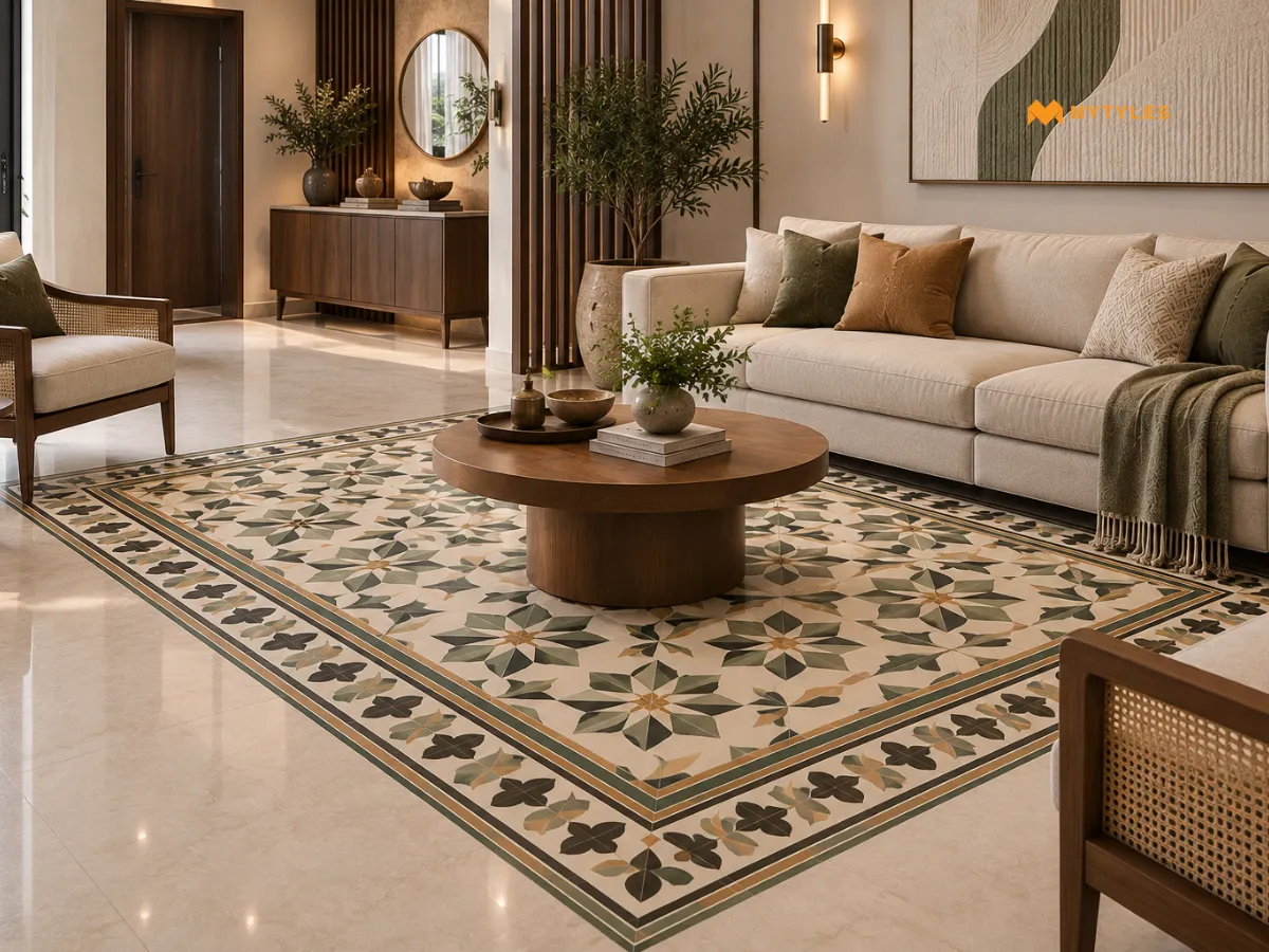 Build a Carpet Style Panel Under the Main Seating Area